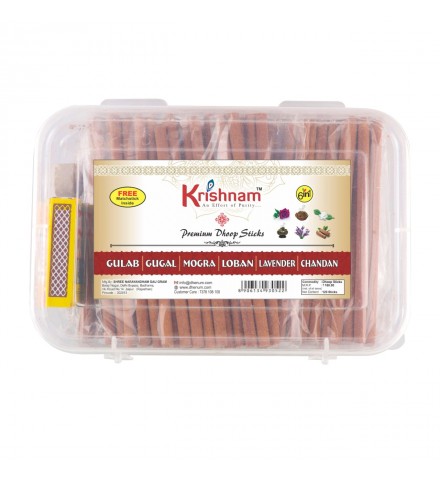 Krishnam Premium Dhoop Sticks 6 Fragrance